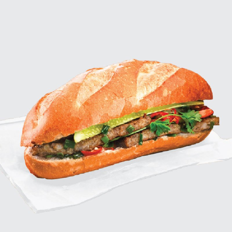 Grilled Minced Pork Sandwich